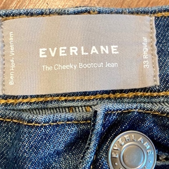 Everlane 33 the cheeky bootcut jean twisted hem - Picture 5 of 7